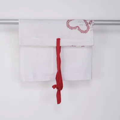 Gardinkappa (Vit, Flerfärgad) från Trygg Textil Bomull