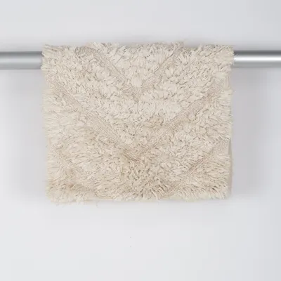 Tapis à poils longs (Beige)