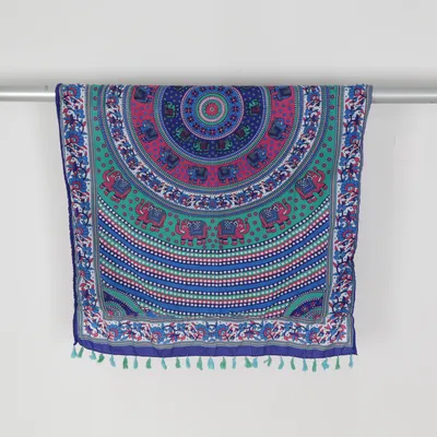 Badehåndklæde (Blå, Pink, Flerfarvet) Viscose