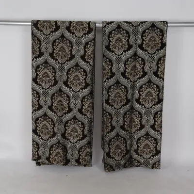 Pleat curtain (Brown, Beige)