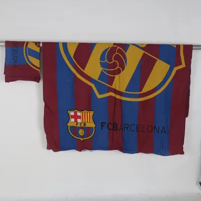 Bäddset (Blå, Röd, Gul) från FC Barcelona Bomull