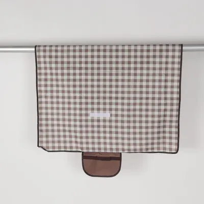 Nappe de pique-nique (Marron, Blanc)