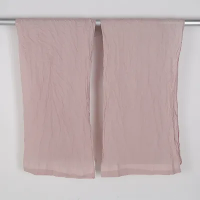 Rideau passe tringle (Rose) de H&M Home Coton, Lin