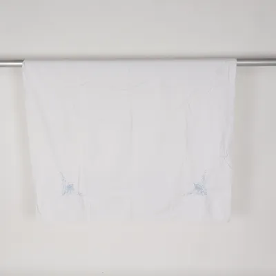Tafelkleed (Wit, Blauw)