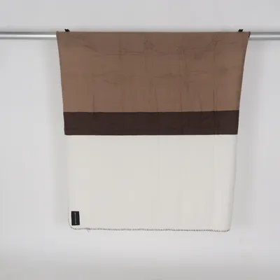 Blanket (Beige, Brown) from Kosta Linnewäfveri Recycled polyester