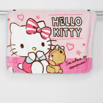 Baby deken (Roze, Meerkleurig) van Hello Kitty