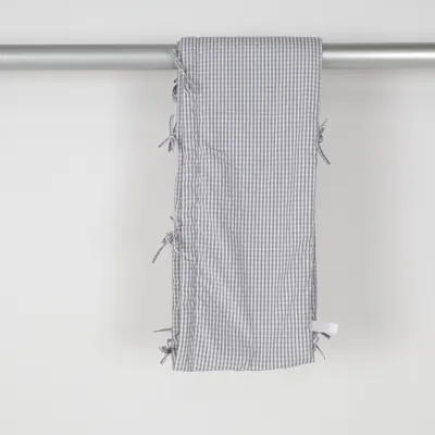 Cot bumper (Gray, White)
