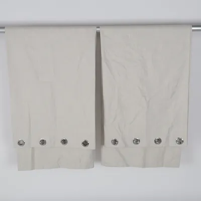 Eyelet curtain (Beige) from Jotex