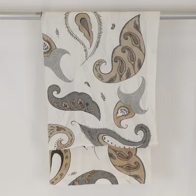 Tapisserie (Blanc, Beige, Gris) de Mairo