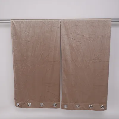 Ringgordijnen (Beige) van Oeko-tex Polyester