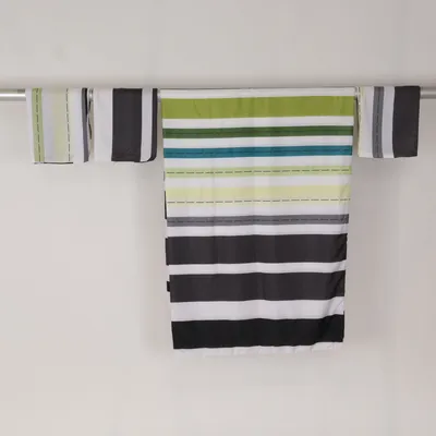 Bed set (Green, White, Gray) from Night Dreams Polyester
