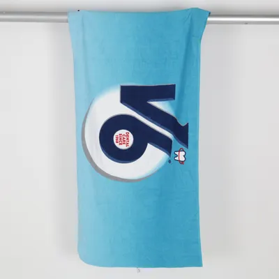 Beach towel (Blue, White, Gray) from MÖVE Cotton