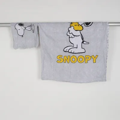 Bäddset (Grå, Vit, Svart) från Peanuts Bomull