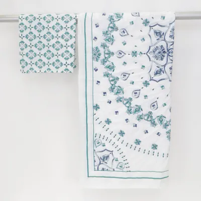 Dekbedset (Wit, Meerkleurig) van H&M Katoen