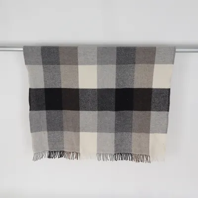 Blanket (Gray, Black, Beige) from Klippan