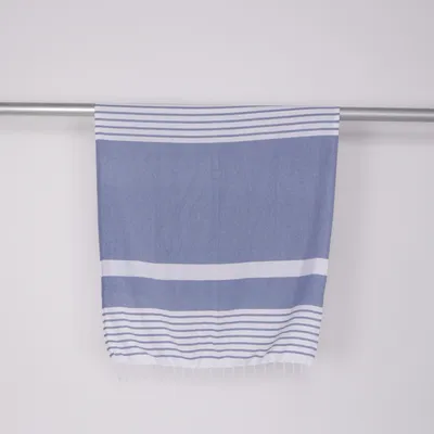 Badlakan (Blå, Vit) från Sagaform Återvunnen bomull, Återvunnen polyester