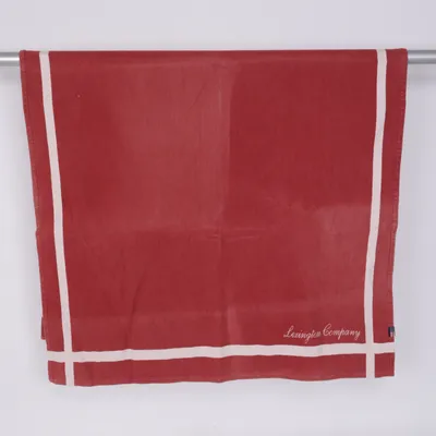 Deken (Rood, Wit) van Lexington Katoen, Wol