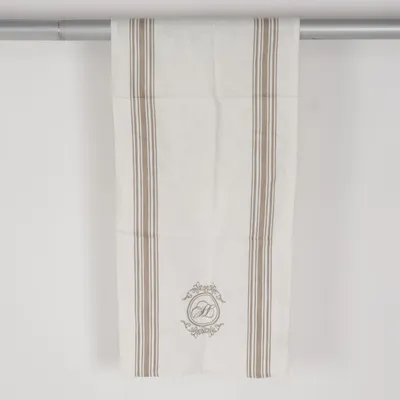 Löpare (Beige, Vit) från Hemtex Bomull