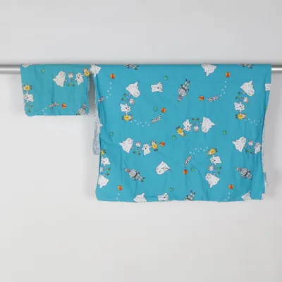 Bäddset (Blå, Flerfärgad) från Laban Bomull