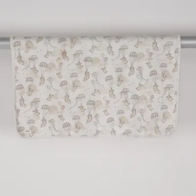 Baby blanket (Beige, Multicolored) from Newbie by KappAhl Cotton