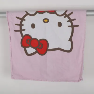 Badehåndklæde (Pink, Hvid, Rød) fra Hello Kitty by Sanrio Bomuld