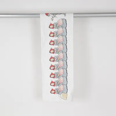 Table runner (White, Multicolored) from Design Stockholm House Cotton