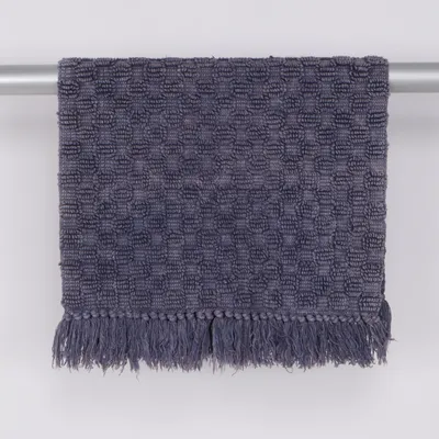 Kortluggad matta (Blå) från Kronborg Bomull