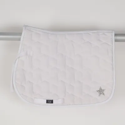 Saddle pad (White) from HKM Sports Equipment