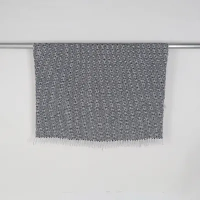 Couverture (Noir, Blanc) de Bercato Coton