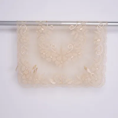 Spetsduk (Beige) från Plauener Spitze Bomull, Polyester, Viskos