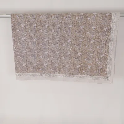 Tafelkleed (Beige, Wit) van Chamois