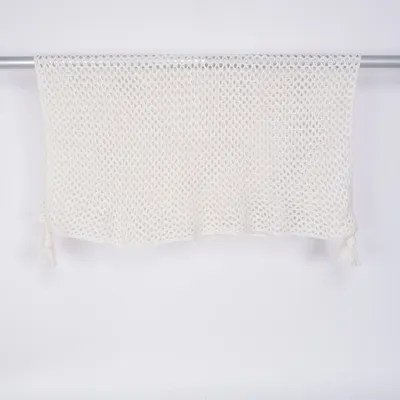 Pläd (Vit, Beige) från Nina Royal Akryl