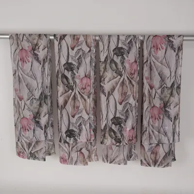 Veckbandslängd (Rosa, Grå, Flerfärgad) från Rusta Home Polyester