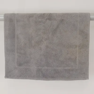 Badezimmerteppich (Grau) von Mille Notti Baumwolle