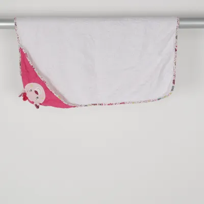 Baby deken (Wit, Roze, Meerkleurig) van Fehn Katoen, Polyester
