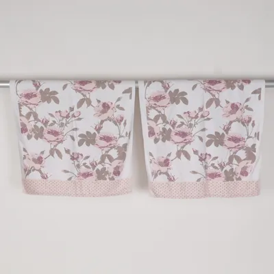 Badehåndklæde (Hvid, Pink, Brun) fra Hemtex Bomuld