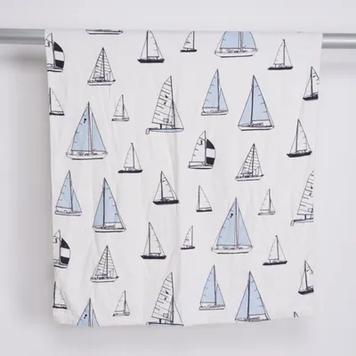 Badlakan (Vit, Flerfärgad) från Oko-Test Bomull