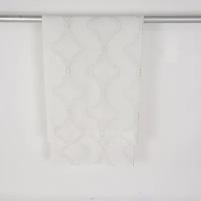 Rod pocket curtain (White) from Jakobsdals Polyester