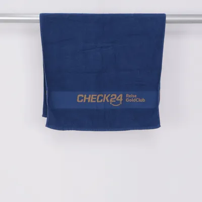 Bath towel (Blue) from Check 24 Cotton