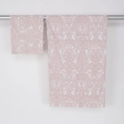 Sengesæt (Pink, Hvid) fra IKEA Bomuld, Polyester