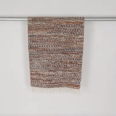 Woven rug (Brown, Beige, Multicolored)