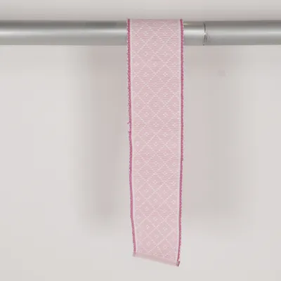 Chemin de table (Rose, Blanc) de Nyblom Kollén Coton
