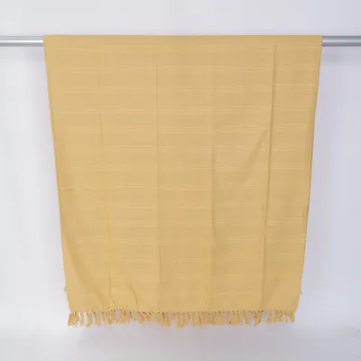 Sprei (Geel) van Ellos Home Katoen