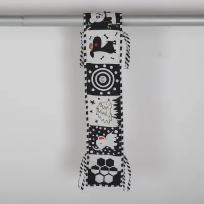 Pare-chocs de berceau (Noir, Blanc)
