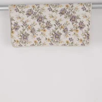 Baby blanket (White, Purple, Yellow) from Newbie by KappAhl Cotton
