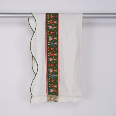 Gardinkappa (Vit, Flerfärgad)