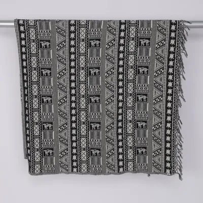 Filt (Svart, Vit) från Vossberg