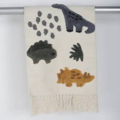 Vävd matta (Vit, Flerfärgad) från Liewood Bomull, Ull