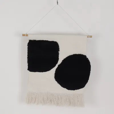 Wandkleed (Zwart, Beige) van IKEA Katoen