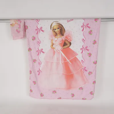 Bed set (Pink, White) from Barbie